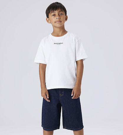 Name It Shorts - Bermuda - NkmBen X Skater - Dark Blue Denim/UNW