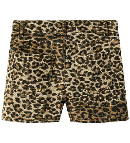 Name It Shorts - NkfRose - Noos - Silver Mink/Leopard