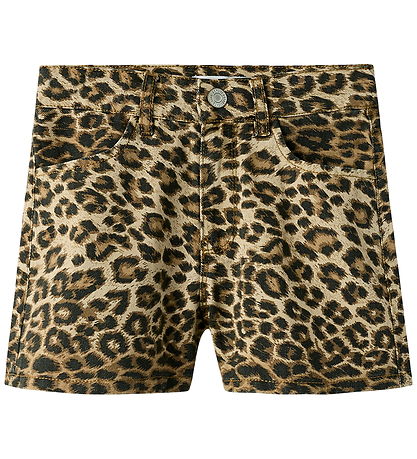 Name It Shorts - NkfRose - Noos - Silver Mink/Leopard