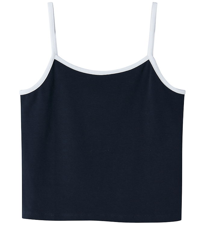 LMTD Top - NlfBenedicte - Dark Sapphire/W. Bright White