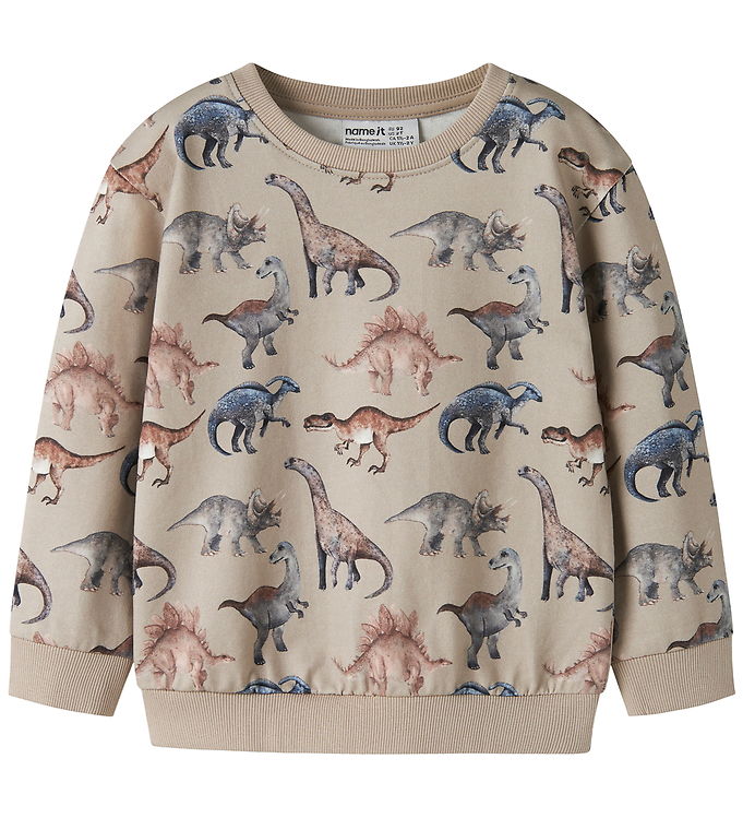 Name It Himi Pure Cashmere - Sweatshirt - Beige/Brun - 98