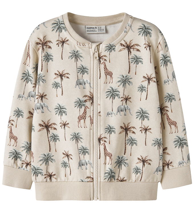 Name It Henry Peyote Melange - Børn Cardigan - Beige - 92