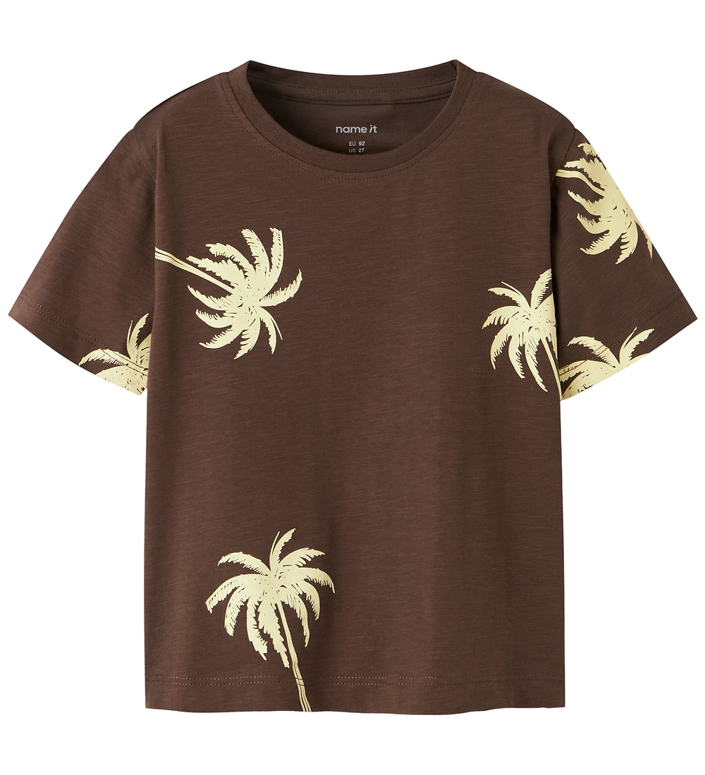 Name It T-Shirt - NmmHamil - Chestnut - Name It - 2 Jahre (92) - T-Shirts