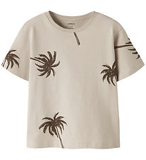 Name It T-paita - NmmHamil - Harmaa