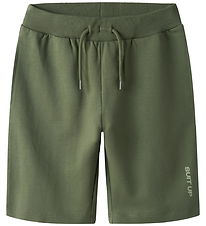Name It Sweatshorts - NkmHansa - Olivine