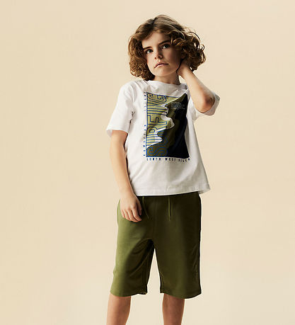 Name It Sweatshorts - NkmHansa - Olivine