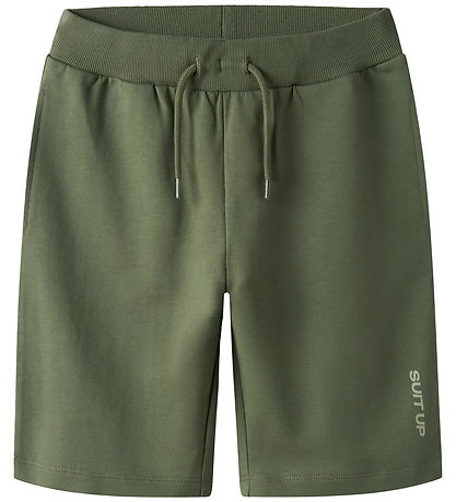 Name It Sweatshorts - NkmHansa - Olivine