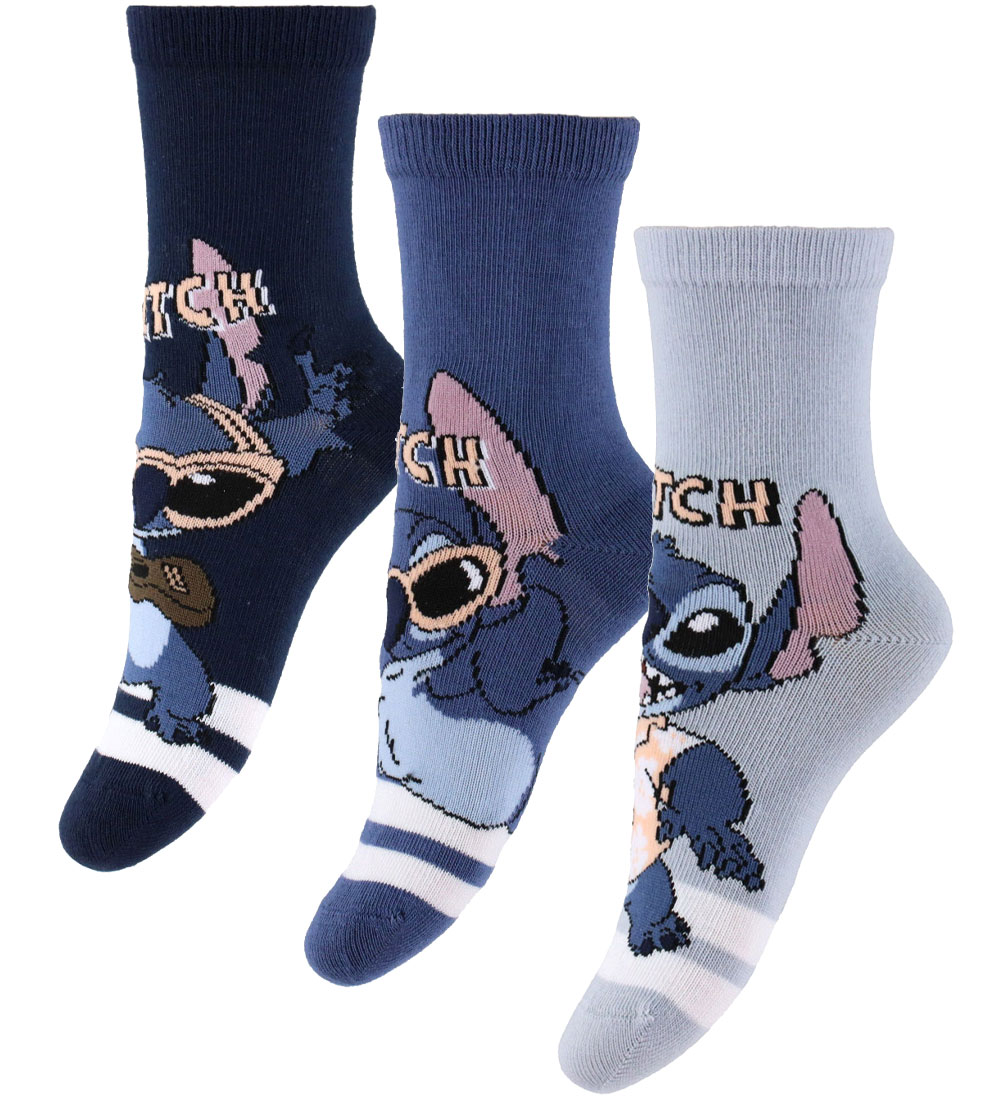 Name It Chaussettes - Stitch - 3 Pack - NmmArlos - Marine Blazer - Name It - 2527 - Chaussettes 9 €