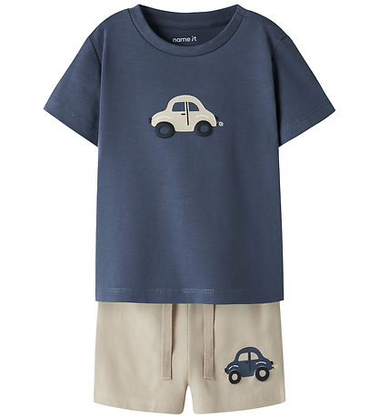 Name It Shortssæt - NbmVacion - Vintage Indigo/Peyote
