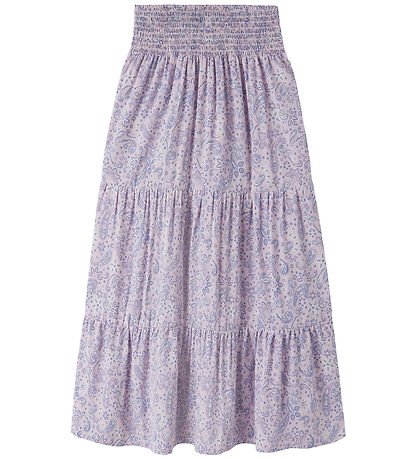 Name It Nederdel - NkfVinaya - Lavender Fog/Paisley Flowers