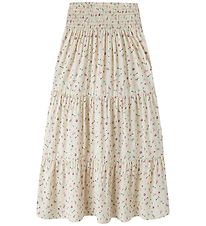 Name It Nederdel - NkfVinaya - Almond Milk/Cute Flowers