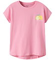 Name It T-shirt - NkfVarutti - Pink Drink/Lemons