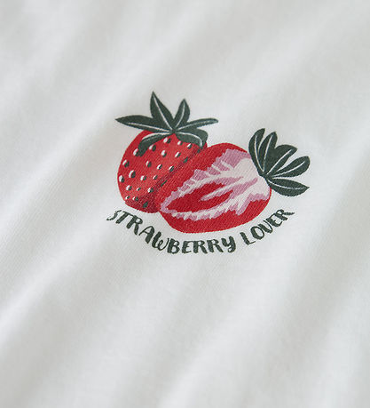 Name It T-shirt - NkfVarutti - Bright White/Strawberry