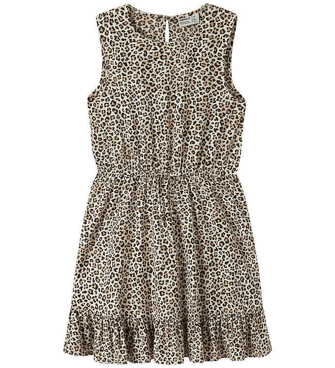 Name It Kjole - NkfVinaya - Turtledove/Leopard