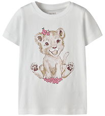 Name It T-paita - NmfHeata - Bright White