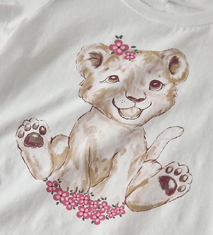 Name It T-paita - NmfHeata - Bright White