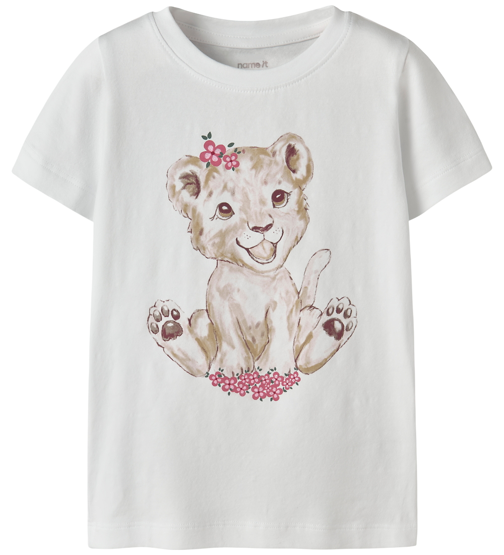 Name It T-Shirt - NmfHeata - Bright White - Name It - 6 Jahre (116) - T-Shirts