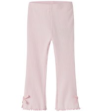 name It Leggings - Rib - NmfHavelle - Cradle Pink