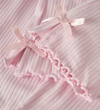 name It Leggings - Rib - NmfHavelle - Cradle Pink