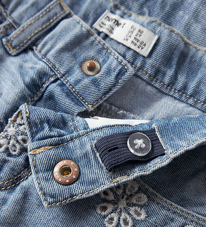 Name It Shorts - NmfRose - Light Blue Denim/Anglaise