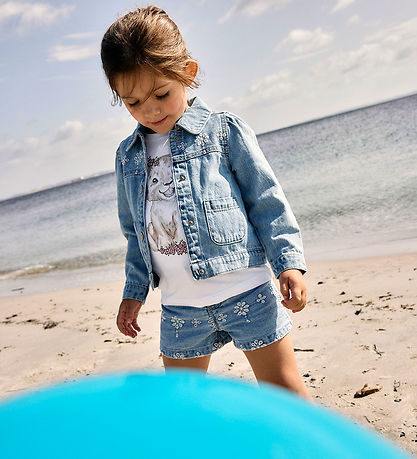 Name It Shorts - NmfRose - Light Blue Denim/Anglaise