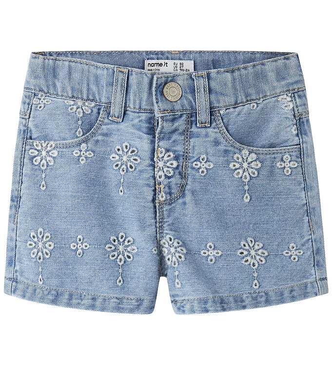 Name It NmfRose - Børne Shorts - Blå - 116