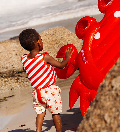 Swim Essentials Svømmevest - 19-30 kg - Rød/Hvid Crabby