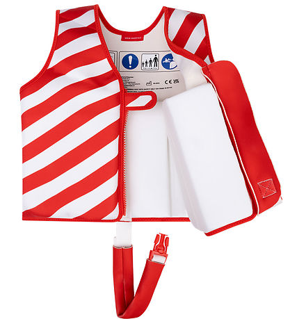 Swim Essentials Svømmevest - 11-15 kg - Rød/Hvid Crabby