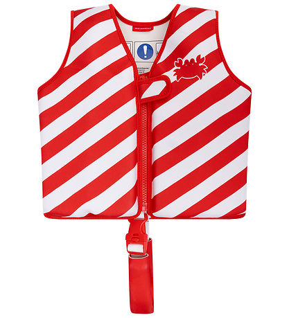 Swim Essentials Svømmevest - 11-15 kg - Rød/Hvid Crabby