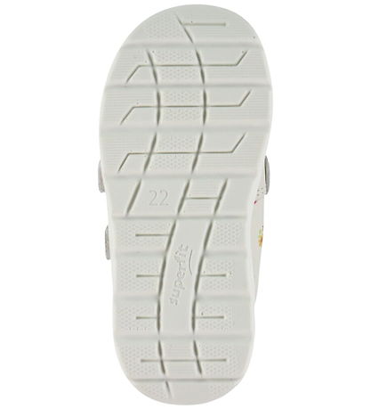 Superfit Sko - Breeze - Hvid m. Blomster