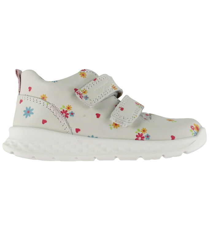 Superfit Sko - Breeze - Hvid m. Blomster