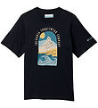 Columbia T-shirt - Valley Creek - Sort/Cozy Sea