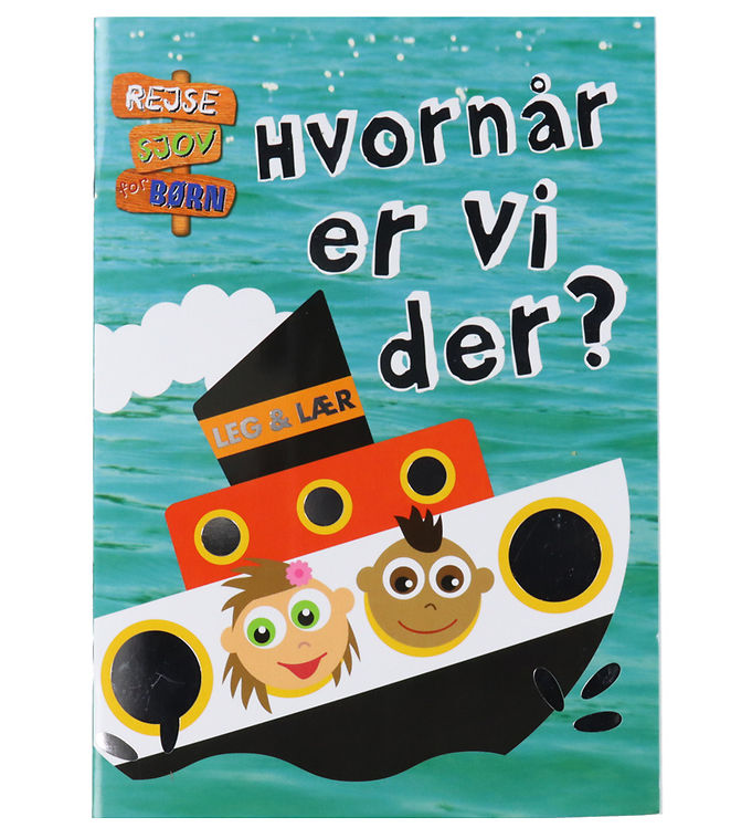 Forlaget Bolden Aktivitetsbog - Rejsesjov: Hvornår Er Vi Der? -