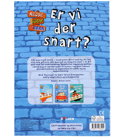 Forlaget Bolden Aktivitetsbog - Rejsesjov: Er vi der snart?