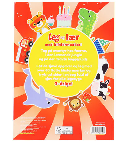 Forlaget Bolden Aktivitetsbog - Sjov Leg og Lær for 3-årige