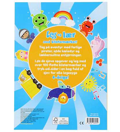 Forlaget Bolden Activity Book - Fun Play and Learn Lining 4-year