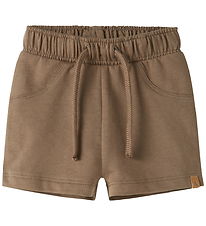 Lil' Atelier Sweatshorts - NbnOmas - Coca Mocha