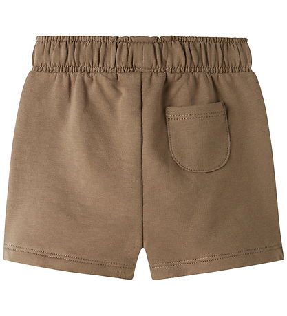 Lil' Atelier Sweatshorts - NbnOmas - Coca Mocha