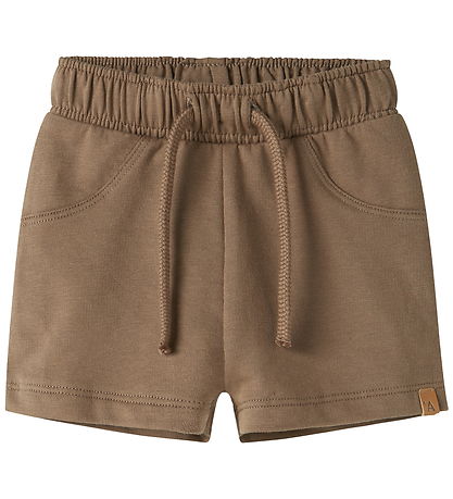 Lil' Atelier Sweatshorts - NbnOmas - Coca Mocha