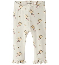 Lil' Atelier Leggings - Bomuld/Lyocell - NbfGayo - Coconut Milk/