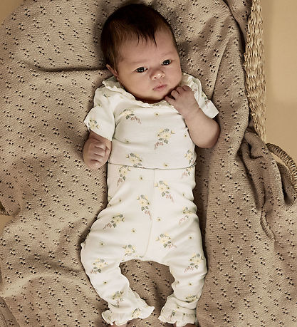 Lil' Atelier Leggings - Bomuld/Lyocell - NbfGayo - Coconut Milk/