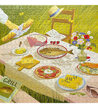 Vissevasse Puslespil - 500 Brikker - Summer Table & Me
