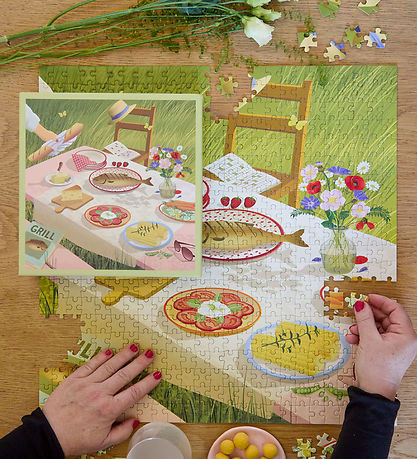 Vissevasse Puslespil - 500 Brikker - Summer Table & Me