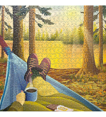 Vissevasse Puslespil - 500 Brikker - Hiking & Me