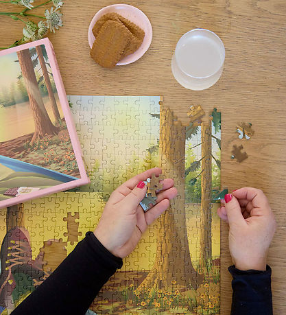 Vissevasse Puslespil - 500 Brikker - Hiking & Me