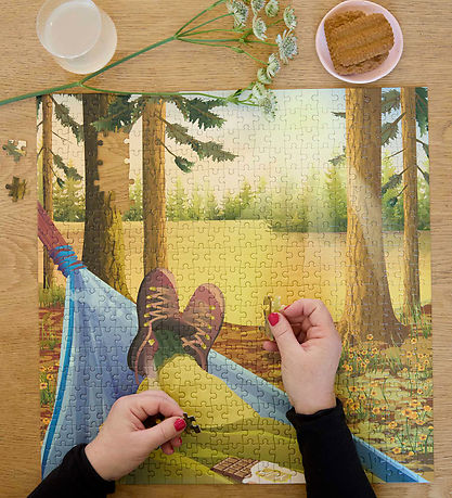 Vissevasse Puslespil - 500 Brikker - Hiking & Me