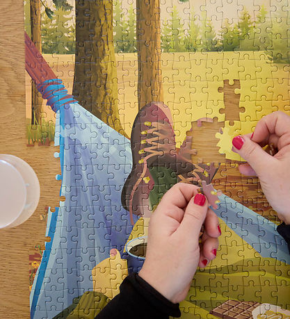 Vissevasse Puslespil - 500 Brikker - Hiking & Me