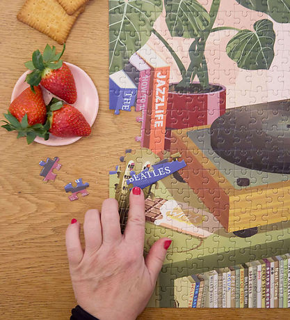 Vissevasse Puslespil - 500 Brikker - Music & Me