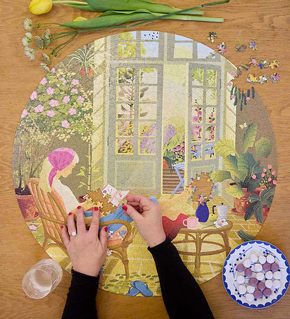 Vissevasse Puslespil - 1000 Brikker - Morning Glow