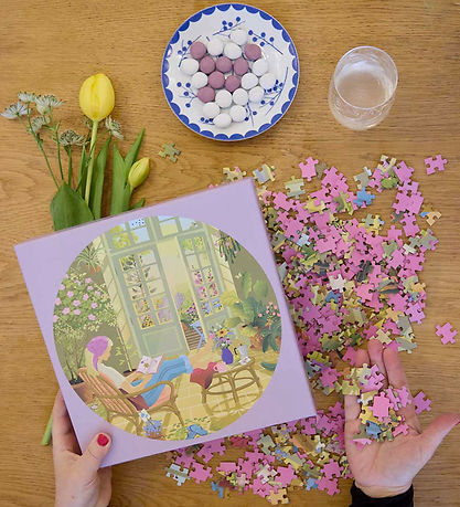 Vissevasse Puslespil - 1000 Brikker - Morning Glow